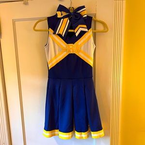 Girls Large Riverdale Cheer Costume with Hair bow